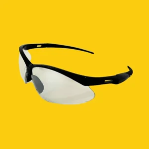 Buddy's Blends chemical safety glasses view from the side