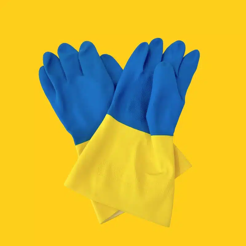 Buddy's Blends chemical safety gloves