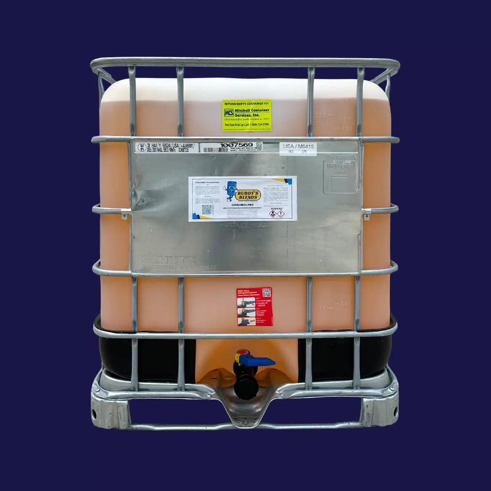 Tote Tank of Buddy's Blends CitruMax Pro Degreaser